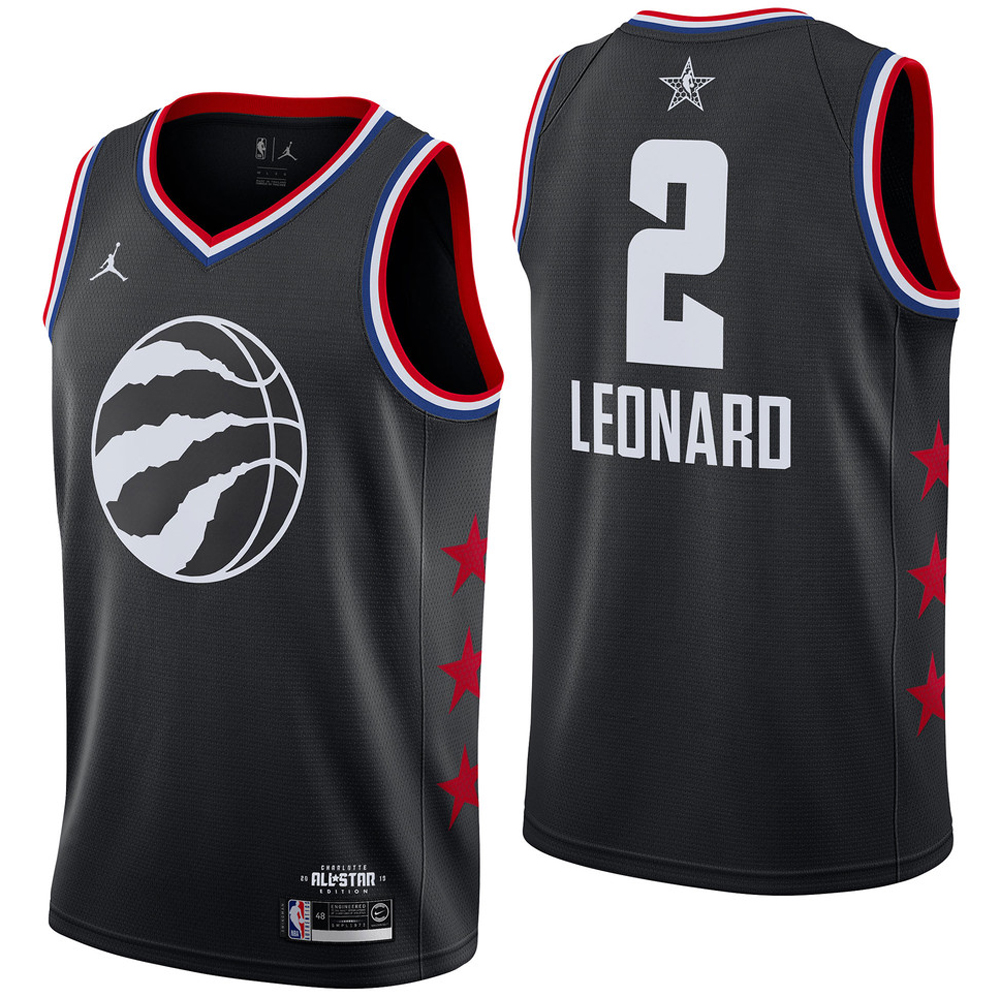 Men's Toronto Raptors #2 Kawhi Leonard Black NBA 2019 All Star Stitched Jersey Men's Toronto Raptors #2 Kawhi Leonard Black NBA 2019 All Star Stitched Jersey